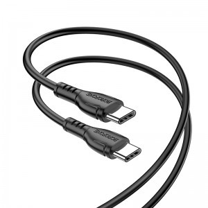 Borofone BX51 Triumph - USB Type-C - USB Type-C kábel 60W 1m fekete
