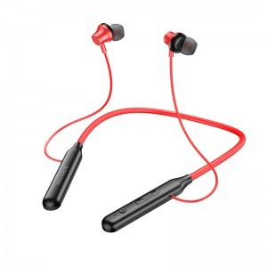 Borofone BE56 Powerful Sport vezeték nélküli bluetooth fülhallgató piros