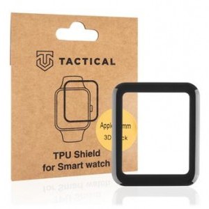 Apple Watch 7 45mm Tactical TPU Shield 3D kijelzővédő fólia fekete