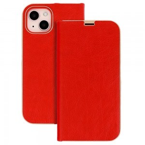iPhone 13 Pro Max Book fliptok kerettel piros
