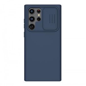 Samsung Galaxy S22 Ultra Nillkin CamShield tok kék