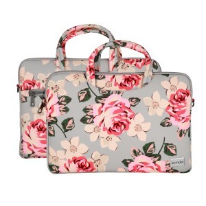 Wonder Briefcase laptop táska 17'' szürke rózsás