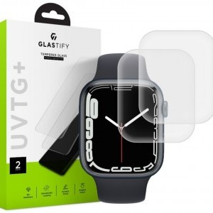 Apple Watch 7 (41mm) Glastify UVTG+ kijelzővédő üvegfólia 2db