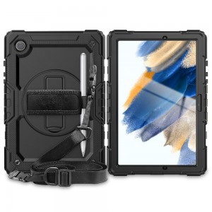 Samsung Galaxy Tab A8 10.5 ''X200 / X205 Tech-protect Solid360 Tok Fekete
