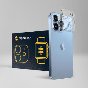 iPhone 13 / 13 Mini kamera lencse védő üvegfólia 3D 1db Alphajack