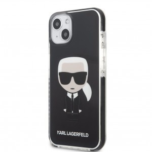 iPhone 13 Karl Lagerfeld TPE Body Ikonik tok fekete (KLHCP13MTPEIKK)