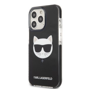 iPhone 13 Pro Max Karl Lagerfeld TPE Choupette Head tok fekete (KLHCP13XTPECK)