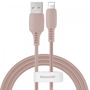 Baseus Colorful USB - Lightning kábel 2.4A 1.2m pink (CALDC-04)