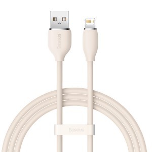 Baseus Jelly USB - Lightning kábel 2.4A 1.2m pink (CAGD000004)