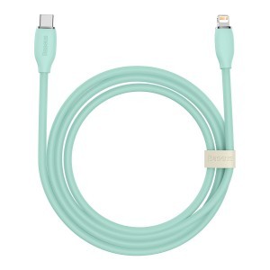 Baseus Jelly USB Type-C - Lightning kábel 20W 2m zöld (CAGD020106)