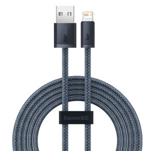 Baseus USB - Lightning kábel 2.4A 1m szürke (CALD000516)