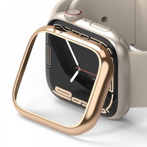 Apple Watch 7 (41 mm) Ringke Bezel Styling káva dísz rose gold
