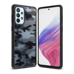 Samsung Galaxy A53 5G Ringke Fusion Matte TPU tok terepmintás fekete (FM606E73)
