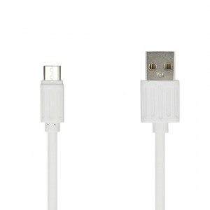 USB - micro USB gyorstöltős töltő kábel fehér