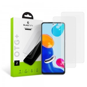 Xiaomi Poco X4 Pro 5G Glastify OTG+ kijelzővédő üvegfólia 2db