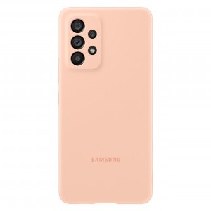 Samsung Galaxy A53 5G Samsung szilikon tok barack színben
