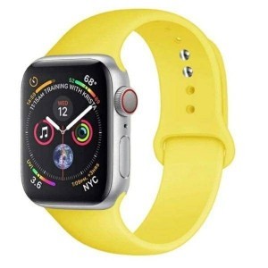 Apple Watch 38/40/41 mm Beline Silicone óraszíj citromsárga