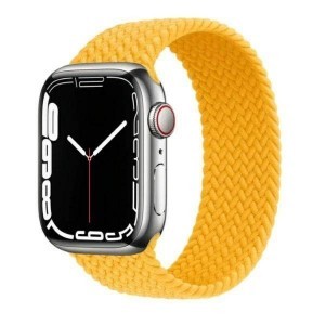 Apple Watch 42/44/45 mm Beline Textile óraszíj sárga