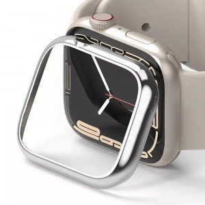 Apple Watch 7 (41 mm) Ringke Bezel Styling káva dísz ezüst
