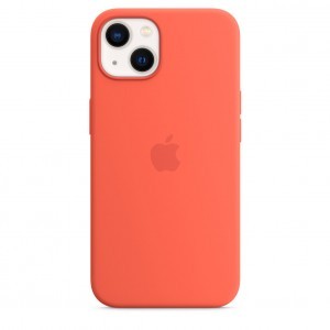 iPhone 13 szilikontok nektarin (MN643ZM/A) Apple gyári MagSafe-rögzítésű