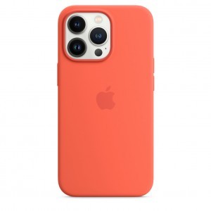 iPhone 13 Pro szilikontok nektarin (MN683ZM/A) Apple gyári MagSafe-rögzítésű