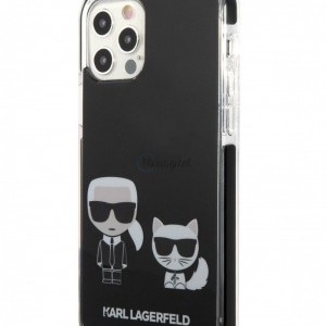 iPhone 12 / 12 Pro Karl Lagerfeld TPE tok fekete