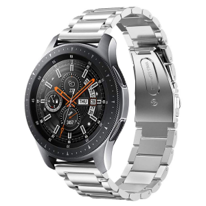 Samsung Galaxy Watch 22mm fém óraszíj ezüst színű Alphajack