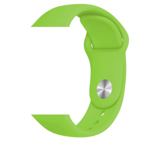 Apple Watch 4/5/6/7/8/SE (38/40/41mm) szilikon óraszíj zöld színű Alphajack