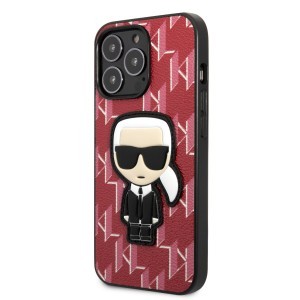 iPhone 13 Pro Karl Lagerfeld Monogram Ikonik tok piros (KLHCP13LPMNIKPI)