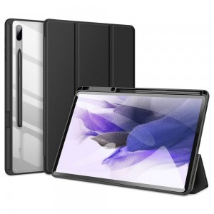 Samsung Galaxy Tab S8+/S7 FE/S7+ Dux Ducis Toby Wallet tok fekete