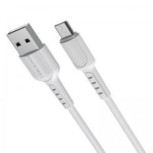  USB micro USB - Borofone BX16 Kábel - 2A 1m fehér
