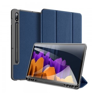 Galaxy Tab S7 / Tab S8 11'' DUX DUCIS Osom TPU Kitámasztható puha tablet tok kék színben 