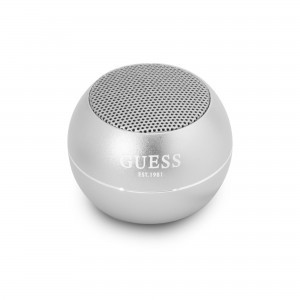 Guess Mini Bluetooth Hangszóró 3W 4H ezüst