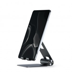 Satechi R1 alumínium állítható mobiltelefon és tablet állvány fekete (ST-R1K)
