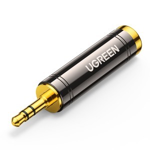 Ugreen 3,5mm  audio adapter átalakító 6,35mm mini jack csatlakozóhoz (AV168) szürke
