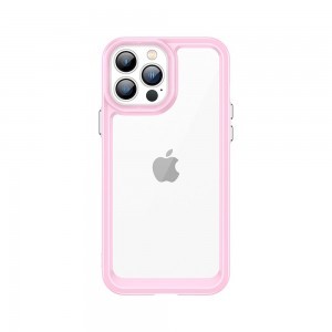 iPhone 13 Pro Outer Space tok rózsaszín kerettel
