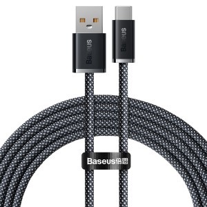 Baseus USB - USB Type C kábel 100W 5A 2m szürke (CALD000716)