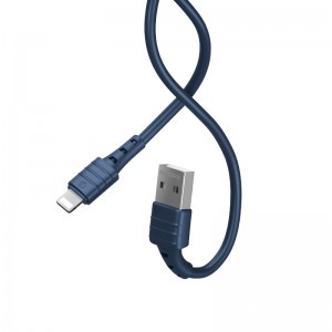 Remax Zeron RC-179I USB-Lightning kábel 2.4A 1 m sötétkék