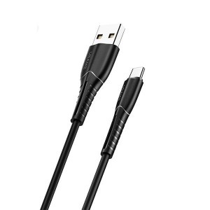 USAMS U35 USB-C kábel gyorstöltéssel 2A 1m fekete