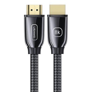 USAMS U67 HDMI-HDMI kábel 2.1 2m 8K Ultra HD fekete (US-SJ497)