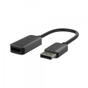 Belkin Active DisplayPort - HDMI adapter 4K HDR (AVC011btSGY-BL) fekete