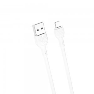 XO NB200 USB - Lightning kábel 2 m 2.1 A fehér
