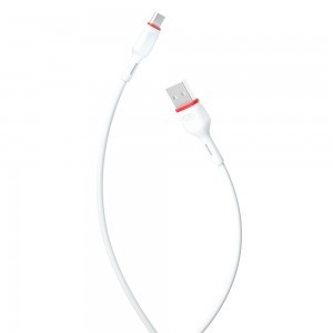 XO NB-P171 USB - microUSB kábel 1 m 2,4A fehér