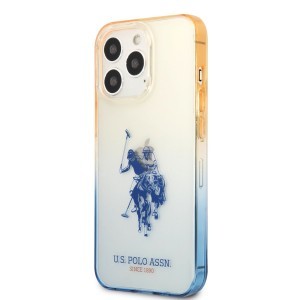 iPhone 14 Pro U.S. Polo Bumper Double Horse tok kék (USHCP14LUGRBR)