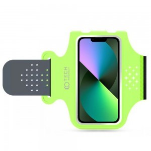 Tech-Protect M1 Univerzális Sport telefon tartó karpánt lime zöld