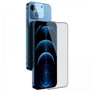 iPhone 14 Plus Nillkin 2in1 HD kijelzővédő üvegfólia szett fekete