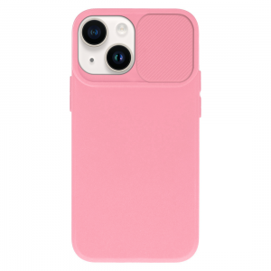 iPhone 14 Camshield Soft tok világos rózsaszín Alphajack
