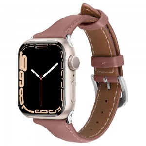 Apple Watch 4/5/6/7/8/SE (40/41 mm) Spigen Cyrill Kajuk óraszíj rózsaszín