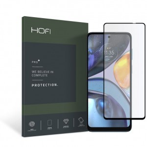 Motorola Moto G22/E32/E32S Hofi Glass Pro+ Hybrid temperált üvegfólia fekete