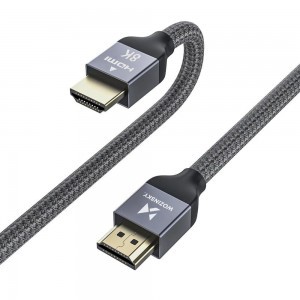 Wozinsky HDMI kábel 2.1 8K 60Hz 48 Gbps / 4K 120Hz / 2K 144Hz 1m szürke (WHDMI-10)